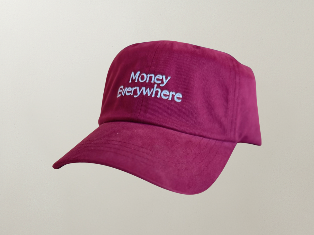 Cotton Dad Hat with Custom Text Embroidery