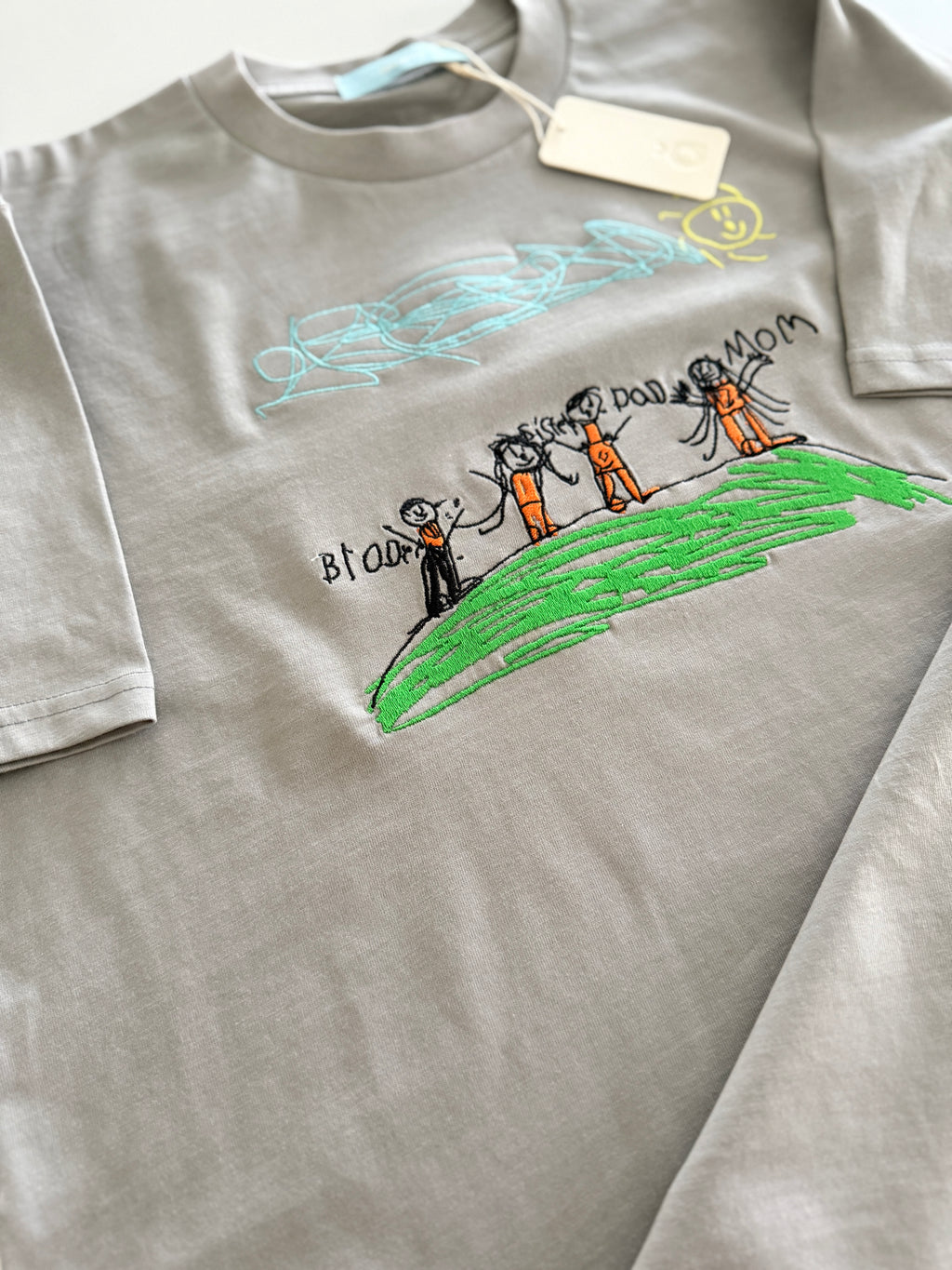 Dopamine T-shirt for Daddy (Male size & Fit) with one center chest embroidery