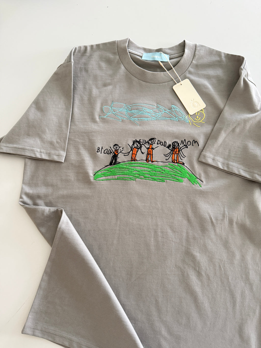 Dopamine T-shirt for Daddy (Male size & Fit) with one center chest embroidery
