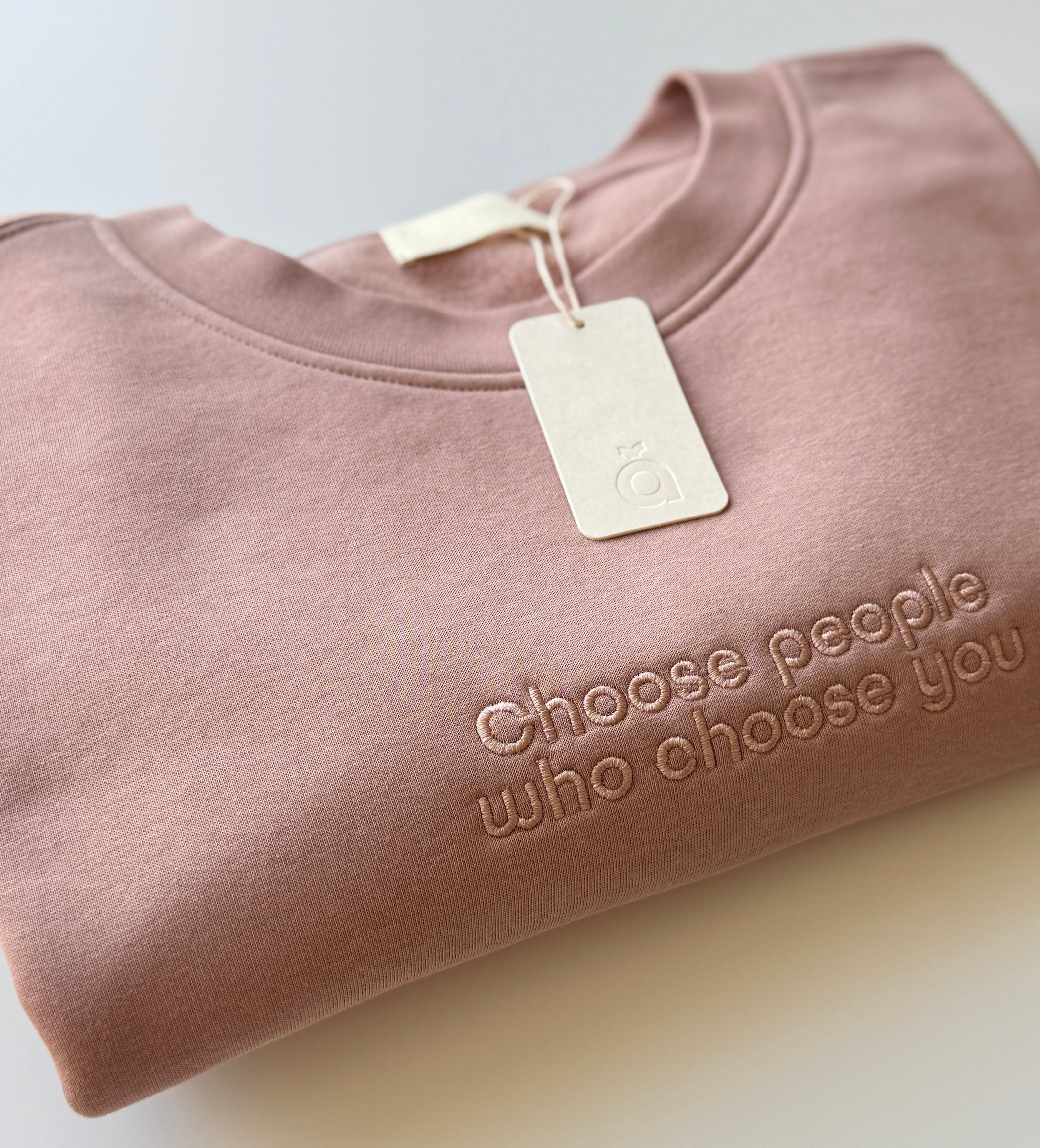 Women sweatshirt with Custom message embroidered