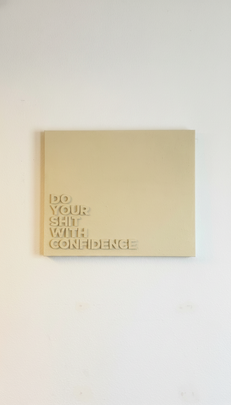 3D letters canvas art pre-order