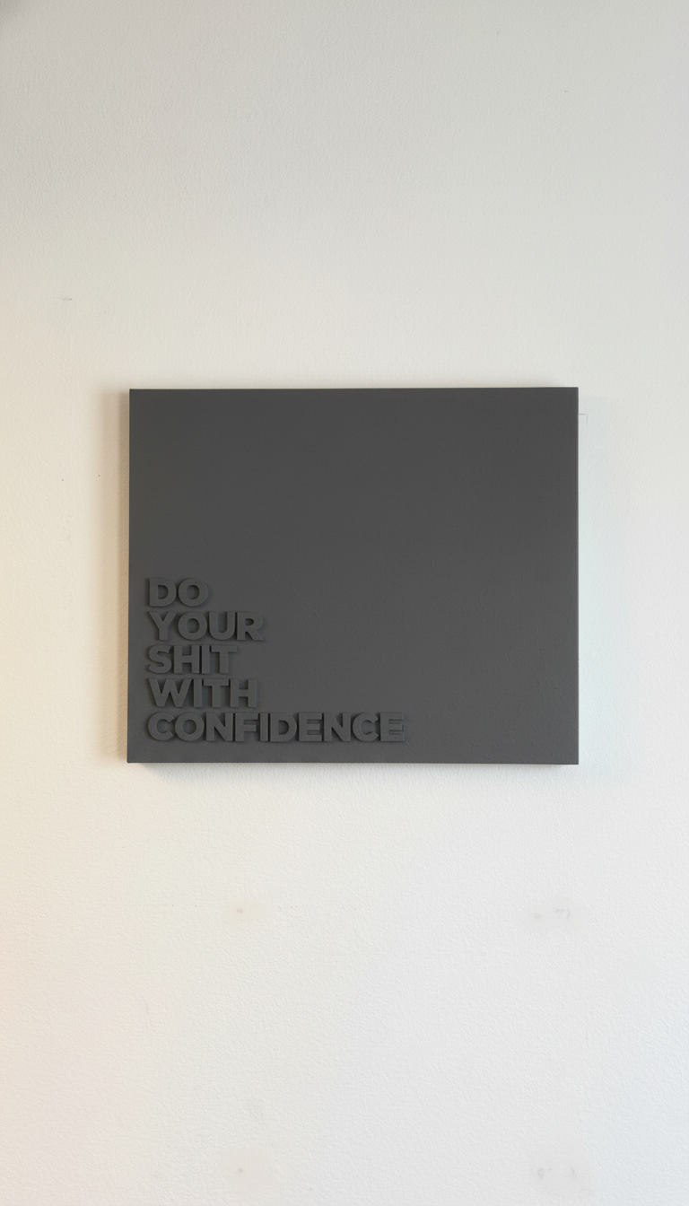 3D letters canvas art pre-order