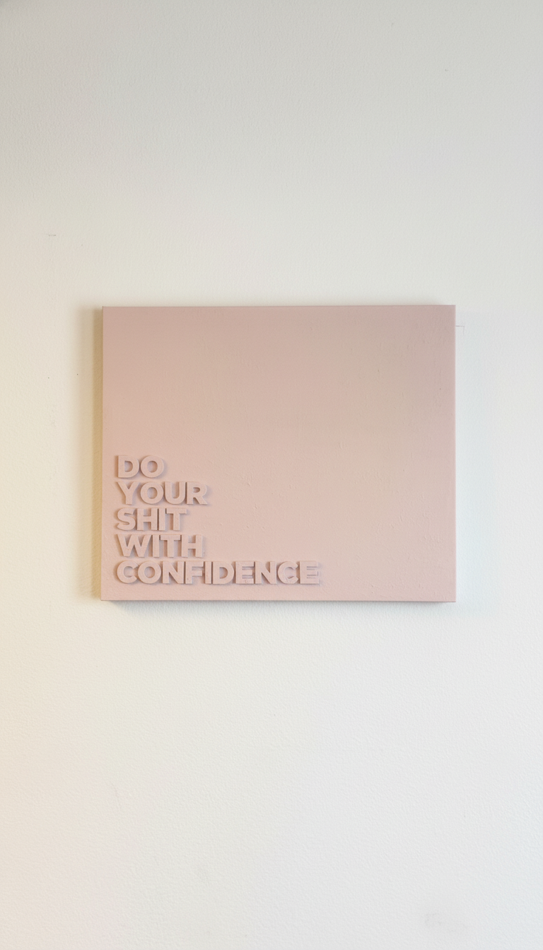 3D letters canvas art pre-order