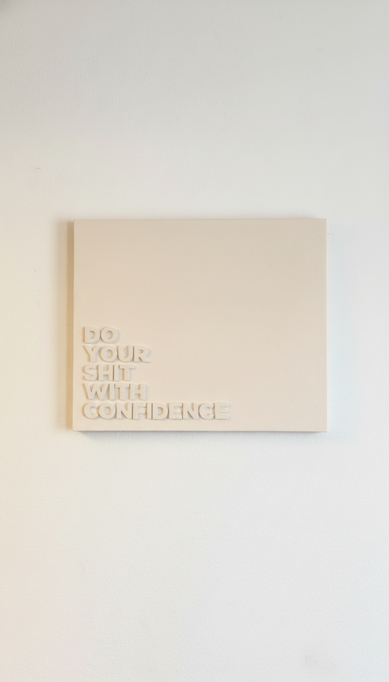 3D letters canvas art pre-order